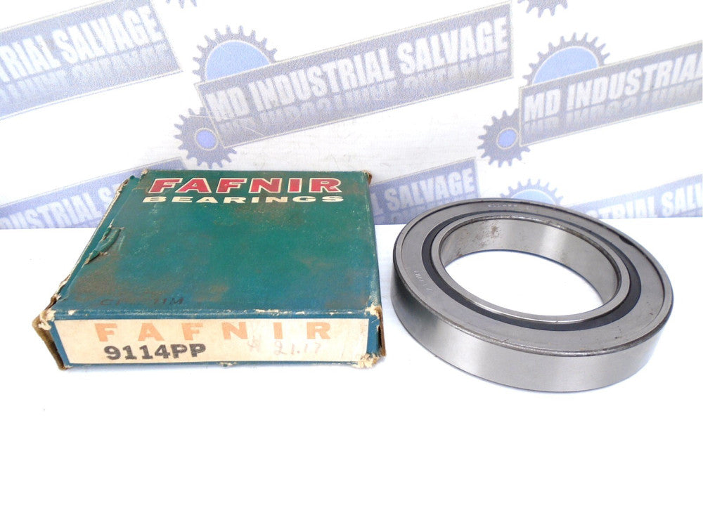 Fafnir - 9114PP - Double Sealed Deep Groove Radial Bearing - 70MM Bore - (NIB)