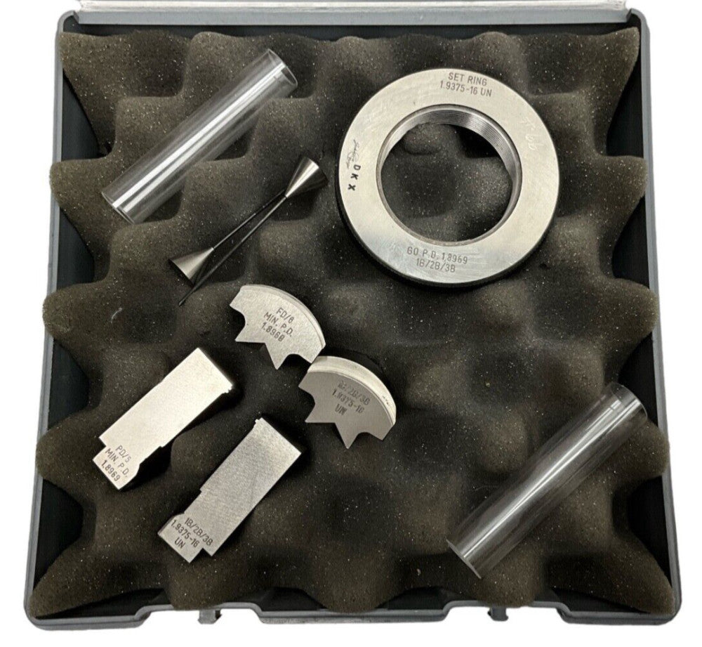 JOHNSON GAGE  1.9375-16 UN  FD/5 & PD/5  SET RING