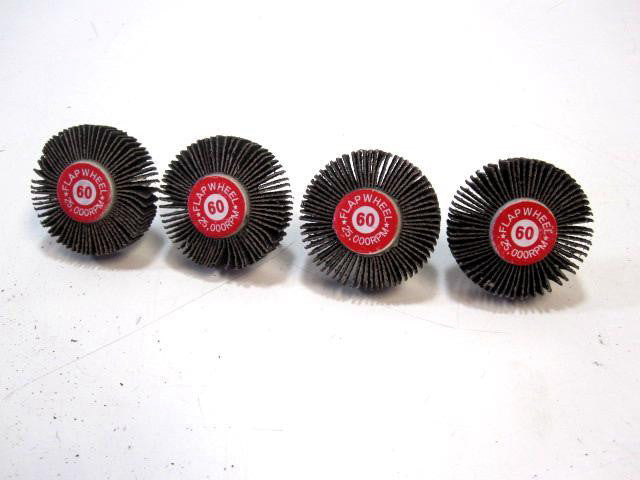 Lot Of 4 Prestige Plus 2075 5212 60X 2 x 1/2" Mounted Flap Wheels NEW