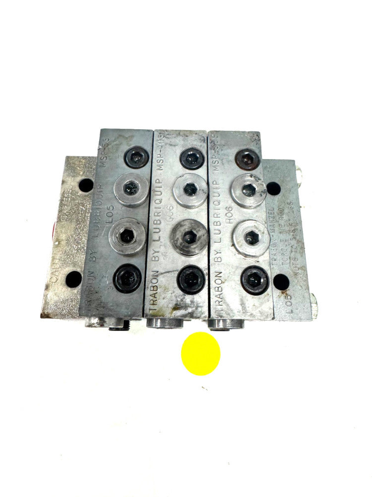 TRABON BSPP LUBRIQUIP VALVE, MANIFOLD TRABON MSP-5S, MSP-40S, MSP-35S