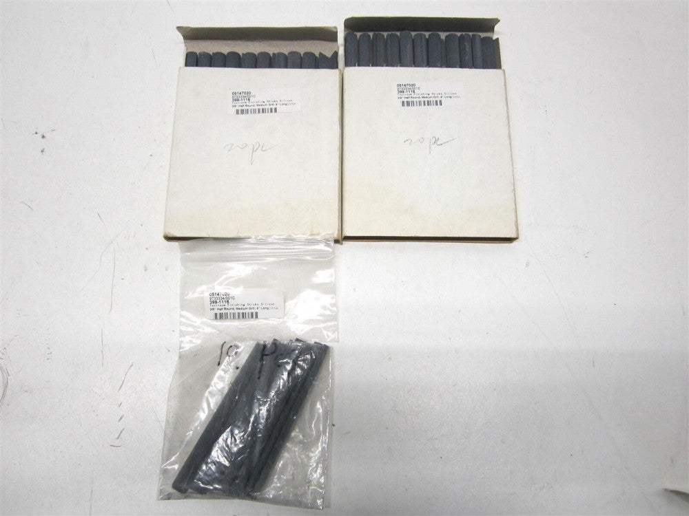 (399-1116) 4" x 3/8" Half Round Silicon Carbide Toolroom Finishing Stick -Qty 49