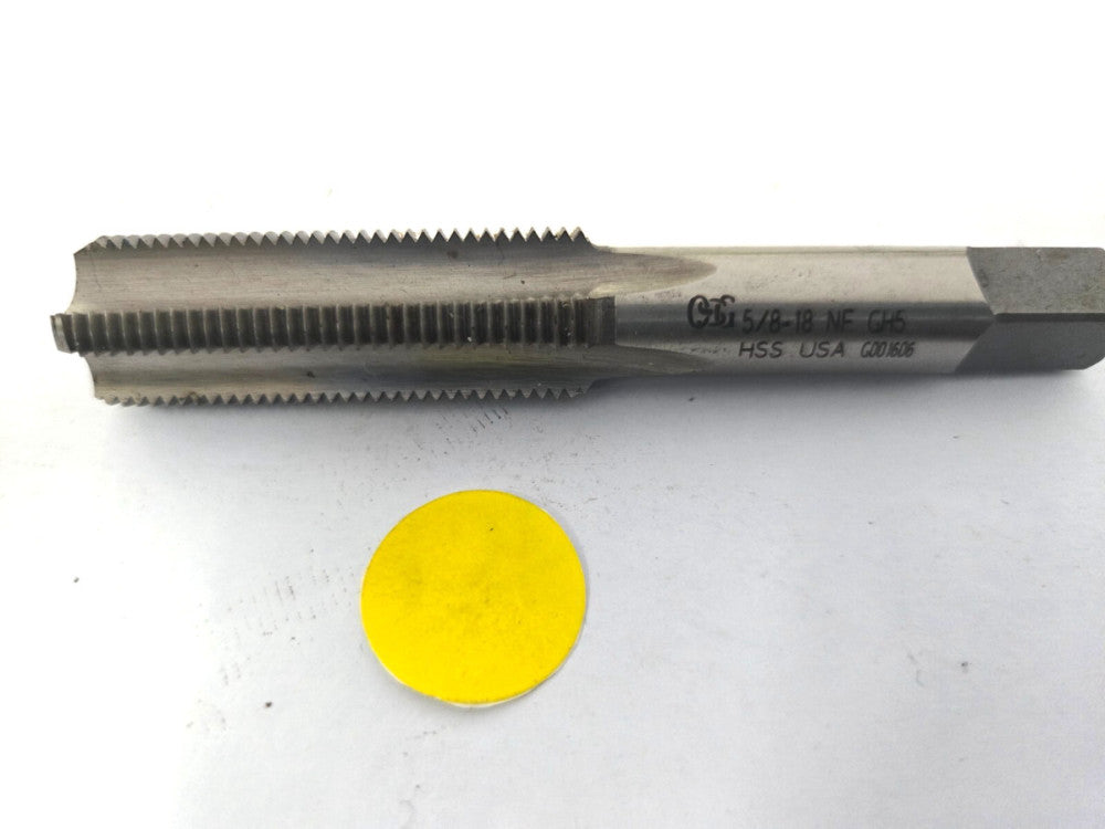 OSG CUTTING TAP WITH PLUG CHAMFER  #5/8-18 NF  GH5