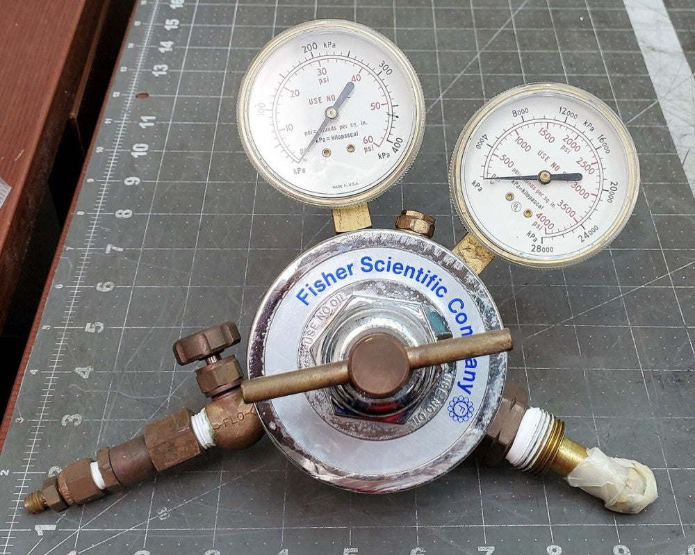 Fisher Scientific FS-50 Multistage Gas Regulator 4000/60 PSI [B5S2]#3