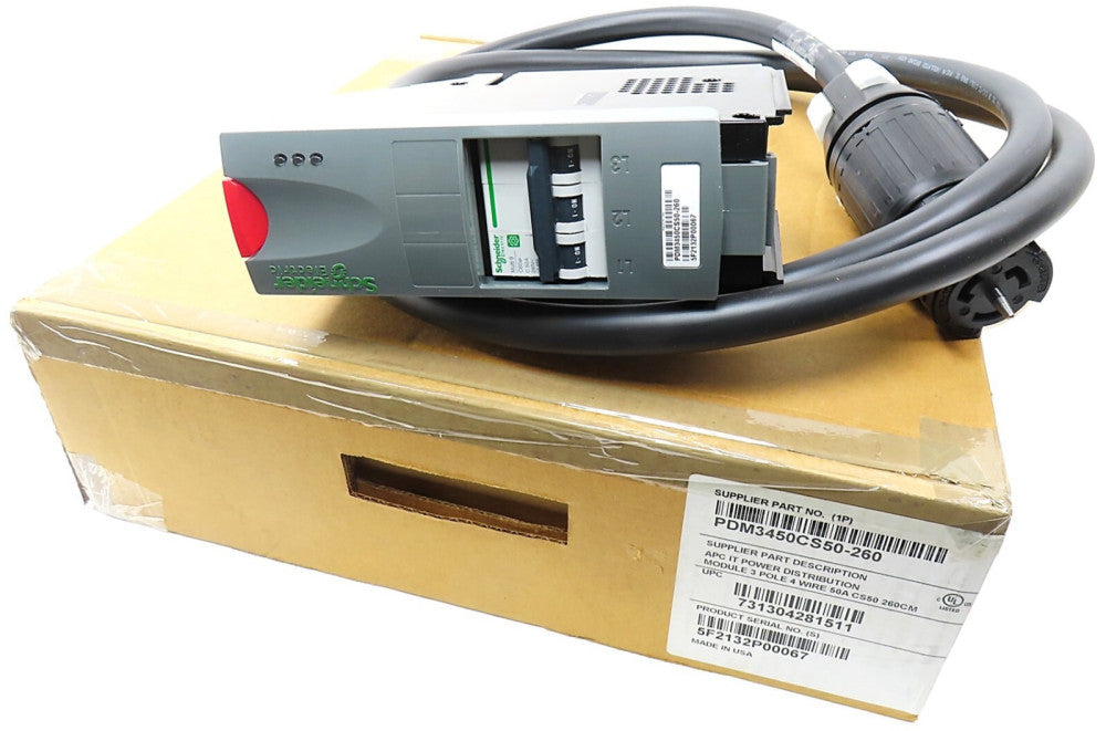 Schneider PDM3450CS50 APC IT Power Distribution Module 50A 3 Pole 4Wire CS50 NIB