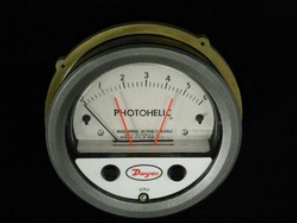 NEW Dwyer 168238-00 Photohelic Pressure Gauge 25 PSIG 0-6 KPA 