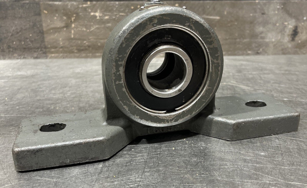 Fafnir SAO-1 7/16 Cast Iron 2-Bolt Ball Bearing Pillow Block Nos Surplus. ID 1