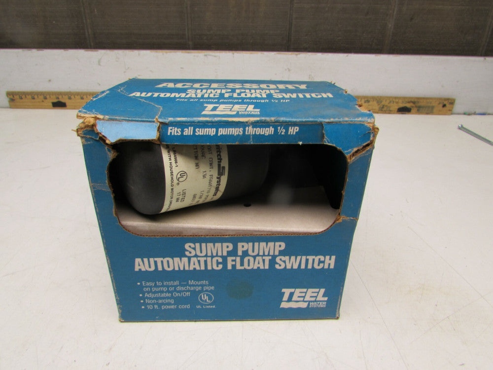 TEEL 2P313 PUMPMASTER SUMP PUMP AUTOMATIC FLOAT SWITCH 115V NIB MAKE OFFER !!