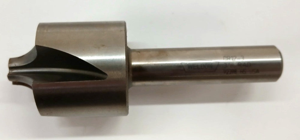 WELDON CORNER ROUNDING END MILL 3/8 RADIUS HS 4 FLUTE OAL 3-1/2" CR 12-3