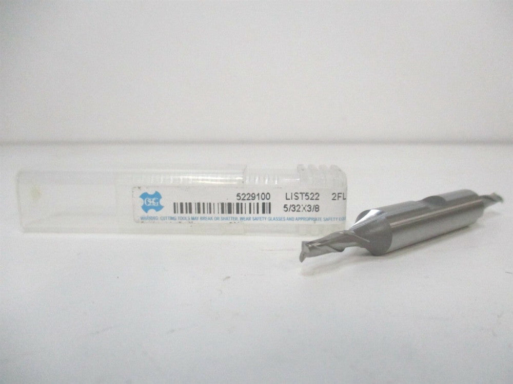 OSG (5229100) 5/32" x 7/16" x 3/8" x 3-1/8" OAL 2F DE Cobalt Square End Mill 