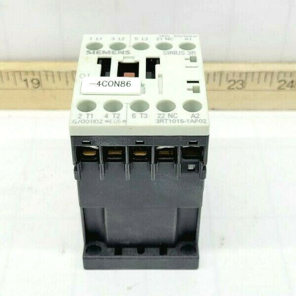 Siemens Contactor 16 Amp 600 VAC 5 HP 110V Coil  3RT1015-1AF02