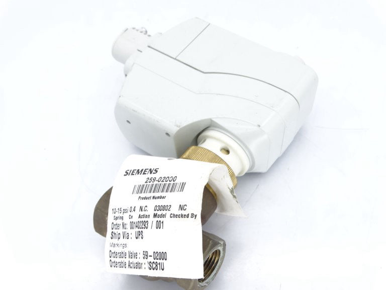 SIEMENS 259-02000 VALVE