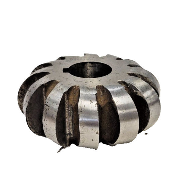 UNBRANDED CONVEX MILLING CUTTER 3-1/2" DIAMETER 1-3/8" WIDTH 1" ARBOR 12 TEETH