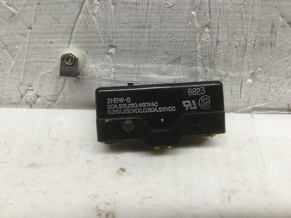 Selecta Unimax Switch 2HBW-5 Roller Lever Limit Switch 20A 125, 250 or 480 VAC