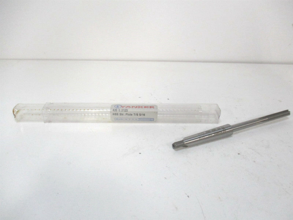 Yankee (436-0.3125) 5/16" x 1-1/2" x 6" OAL HSS Straight Chucking Reamer 