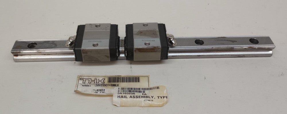 THK SR20V2SSC1+280LH Linear Guide Assembly 20mm W X 280mm Length