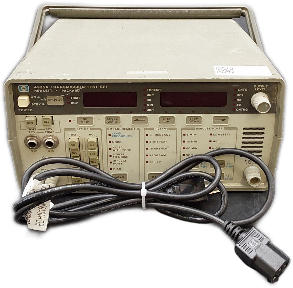 HP 4935A Transmission Test Set Spectrum Analyzer 