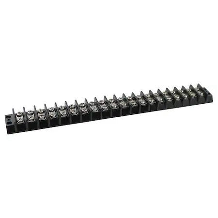 Zoro Select 6Zej7 Terminal Strip,30A,20 Pole,600Vac