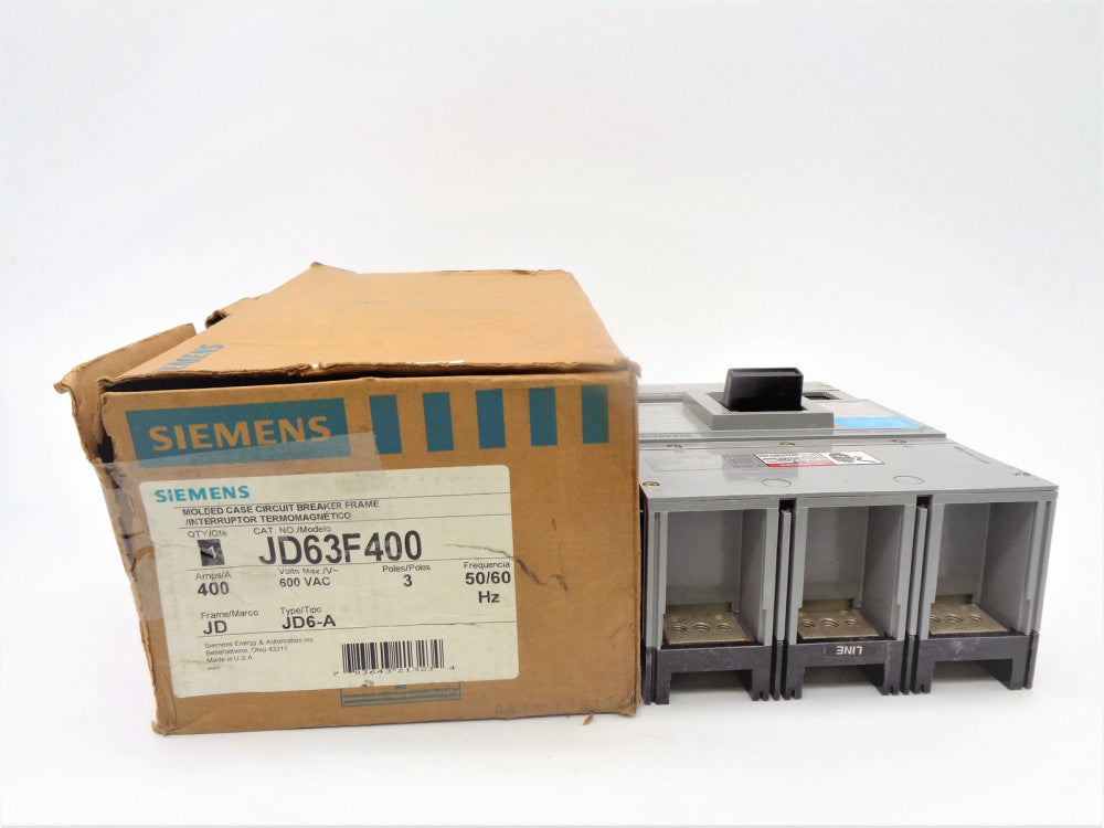 SIEMENS J63F400 400A 600V NSMP