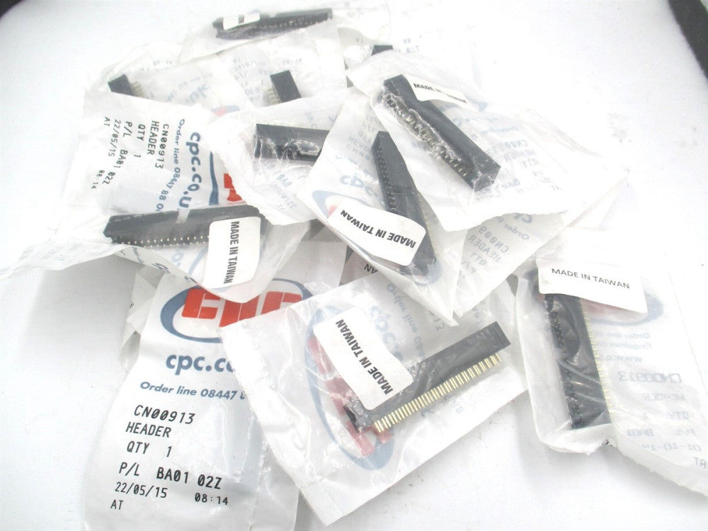Starconn Connectors (BHW-40DV) 0.1" 40 Way Box Header - Lot of 22
