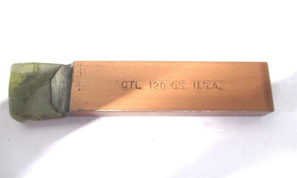 Made in USA (CTL-120) 1/2 x 5 C5 CTL LH Cutoff & Grooving Single Point Tool Bit