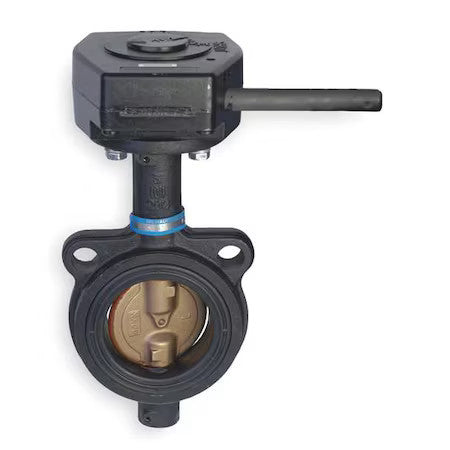 Milwaukee Valve Cw323e 6 Butterfly Valve,Wafer,6 In,Cast Iron