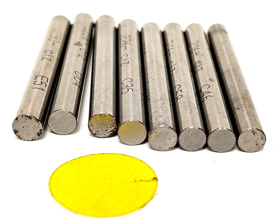 ASSORTED LOT MEYER GAGE PINS 2" OAL STEEL MATERIAL ***LOT OF 8***