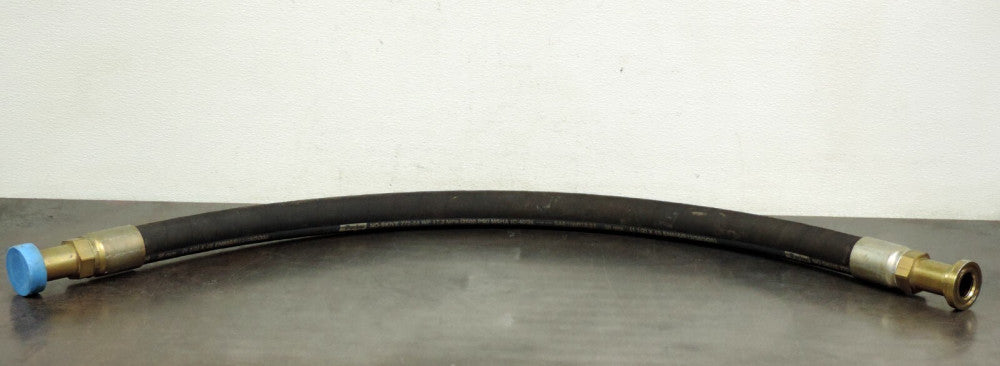 Parker No-Skive 772-24 Metallic Hose 2500PSI 47" Tee Flange