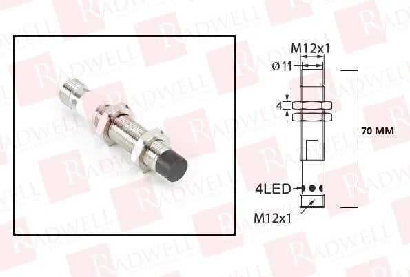 RADWELL VERIFIED SUBSTITUTE E2B-M12LN08-M1-B1-SUB / E2BM12LN08M1B1SUB (BRAND NEW