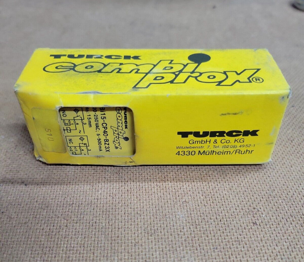 1- TURCK COMBI PROX Bi15-CP40-BZ3X RECTANGULAR SENSOR ** NEW OLD STOCK **