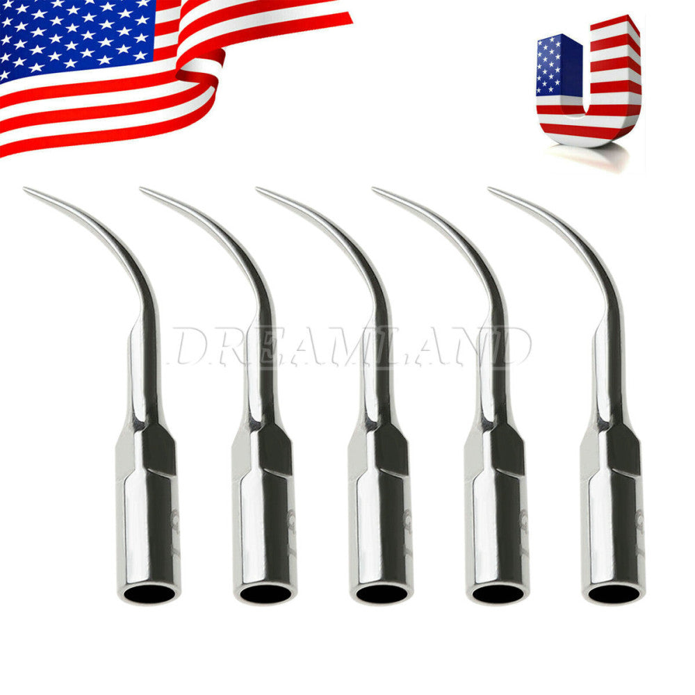 5 Dental Ultrasonic Perio Scaler Tips G1 For EMS Scaler Woodpecker Handpiece USA