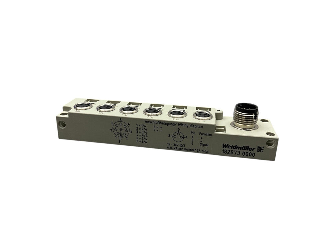 Weidmuller 1828730000 SAI Passive SAI-6-S 3P M8 L SLIM LINE M8 with 35" cable