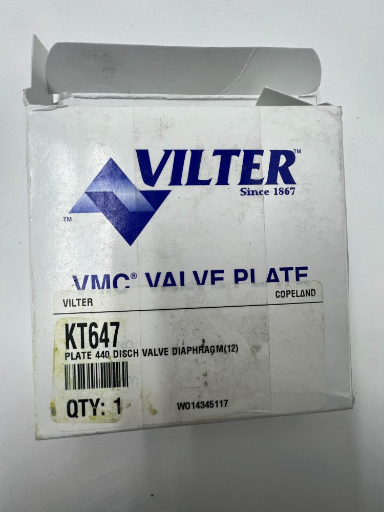QTY 12 Vilter KT647 VMC Valve Plate 440 Discharge Valve Diaphragm