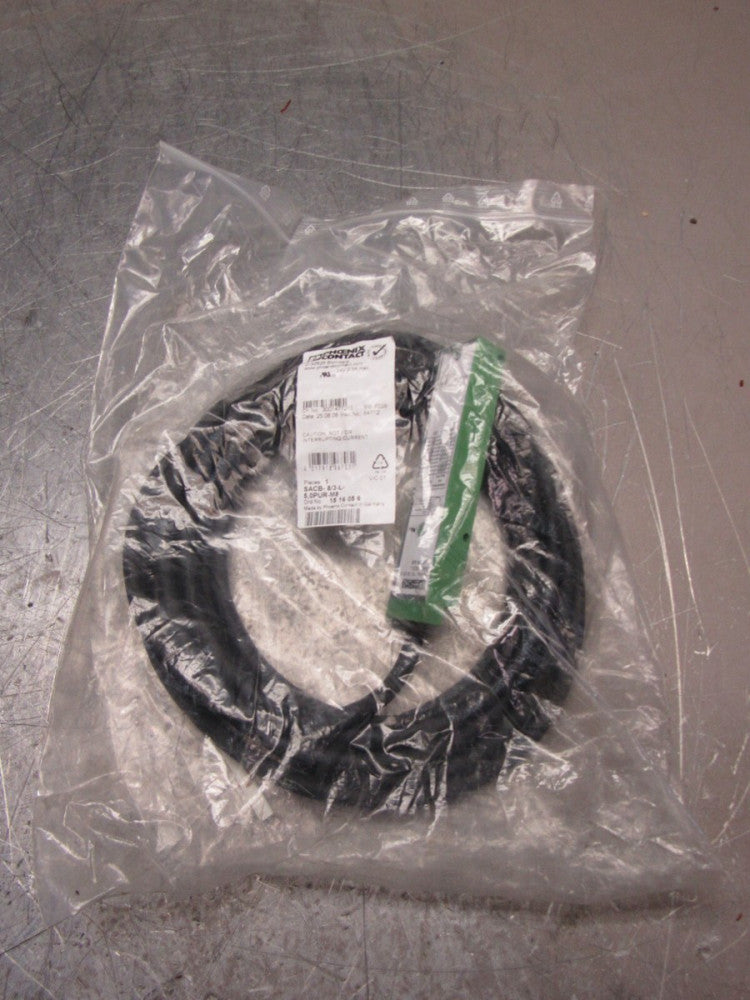 PHOENIX CONTACT ACTUATOR BOX SACB-8/3-L5,0PUR-M8 NEW IN THE BAG !! MAKE OFFER !!