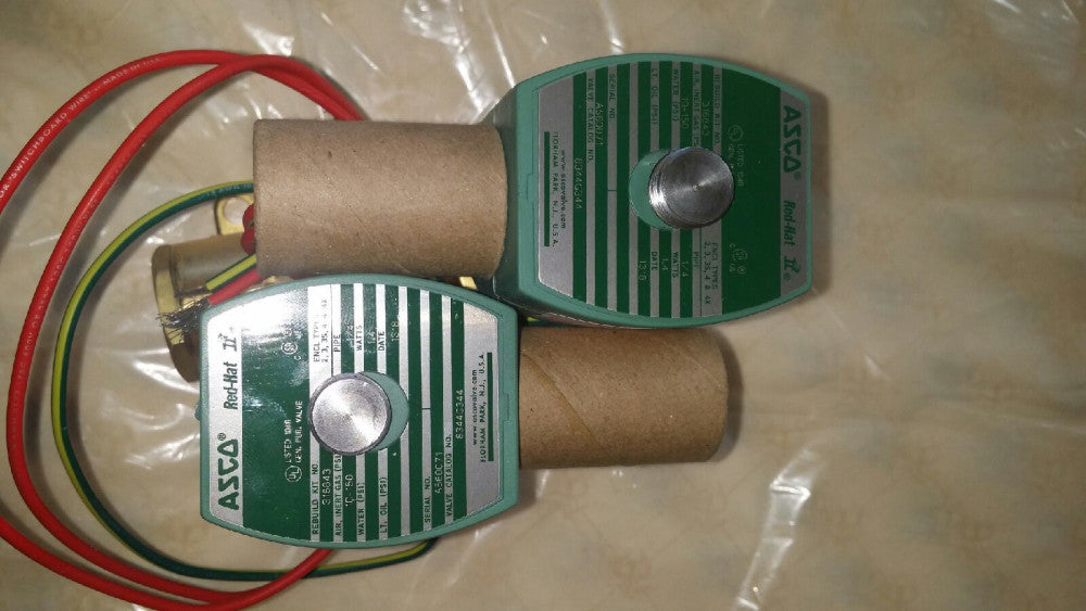 ASCO RED HAT DOUBLE, 4 WAY VALVE 8344G344, 1/4 PIPE, 1.4 WATTS VLV 50L