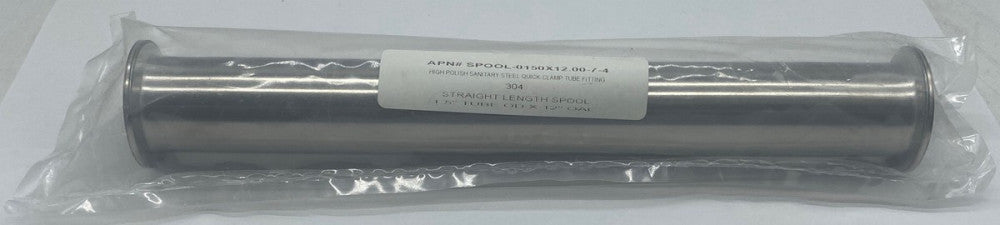 NEW APN SPOOL-0150X12.00-7-4 Sanitary Spool, 12" L, Straight Shape1.5" OD 