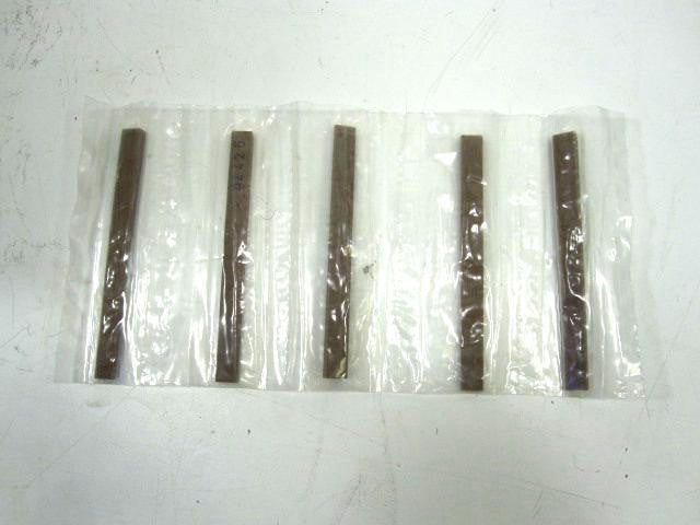 Lot Of 5 Aluminum Oxide Flat Tapered Medium Grade 4" Sharpening Stones NEW