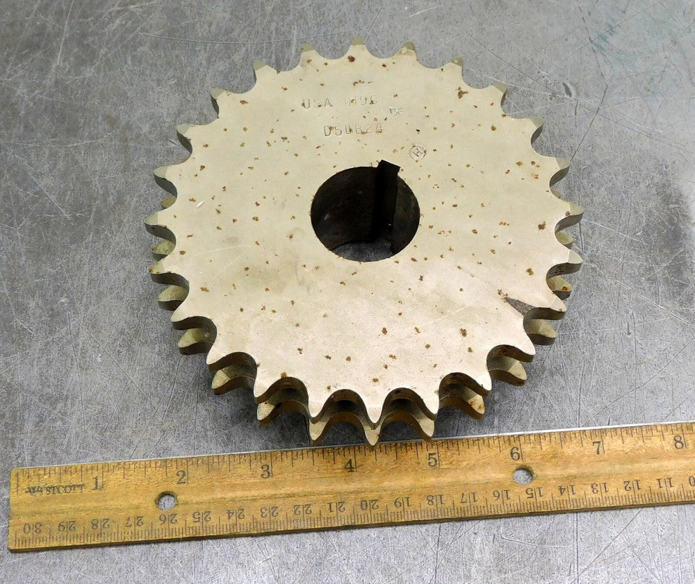 Martin D50B24 Double Roller Chain Sprocket #50 24 Teeth 1-1/4" Bore