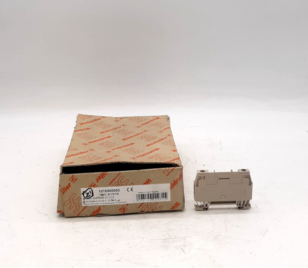 Weidmuller 1016900000, WTL 6/1/STB Terminal Block - Box of 21
