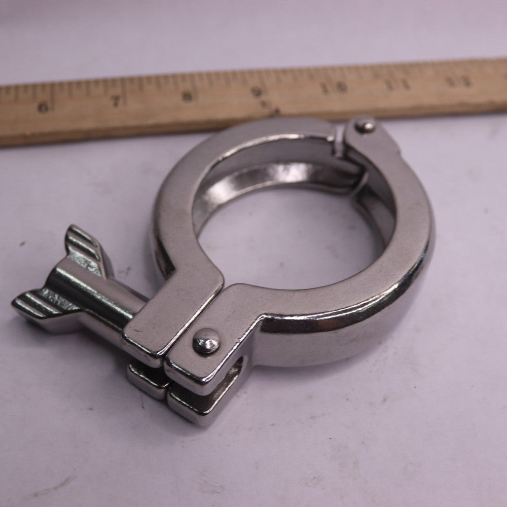 Andron Sanitary Quick-Clamp Tube Fitting High Polish Stainless 2" AY131S420