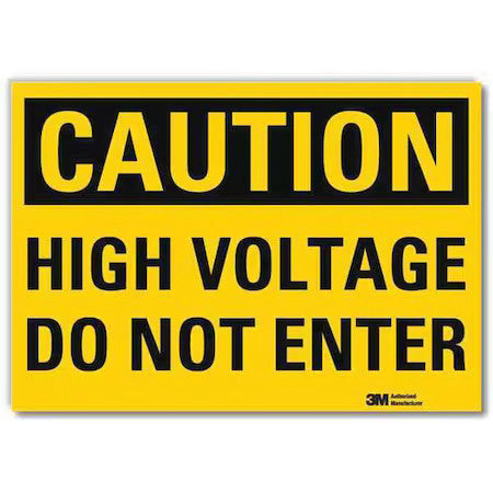 Lyle U4-1422-Rd_14X10 Safety Sign, 10 In H, 14 In W, Reflective Sheeting,