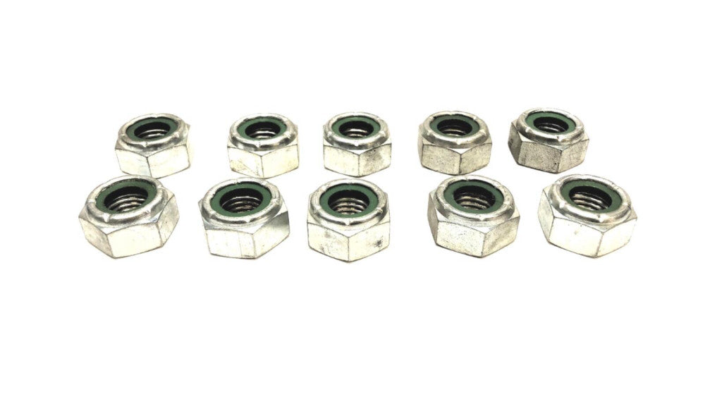 Unbranded 3/4 Inch Stainless Steel Coarse Hex Lock Nut [Lot of 10] NOS