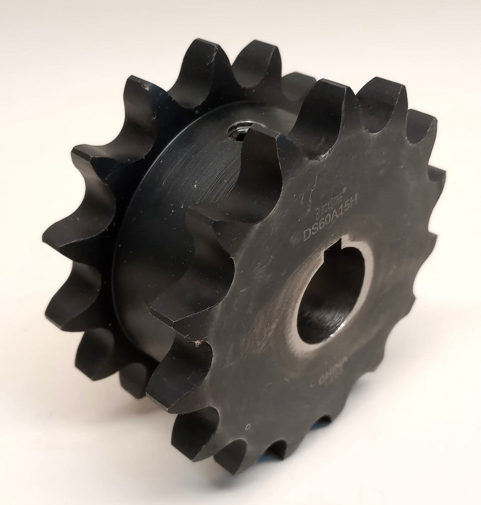 BlackStar DS60A15H 1 Hardened Double Row Sprocket 1" Keyed Bore DS60A15H1