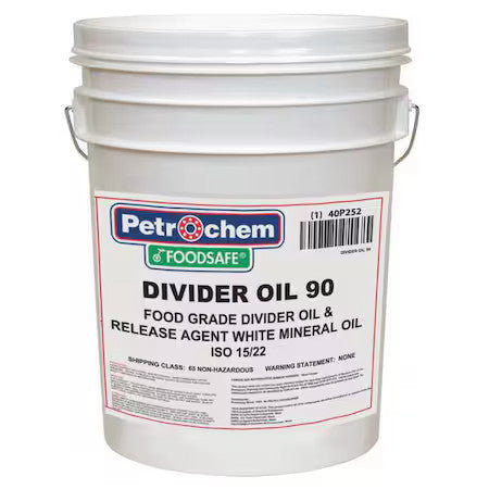 Petrochem Foodsafe Divider Oil 90-005 Divider Oil, Food Grade, 5 Gal.