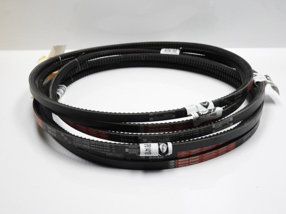 (Lot of 6) GATES 9421-11410 XPB-1410 Metric-Power V-Belt 1432mm