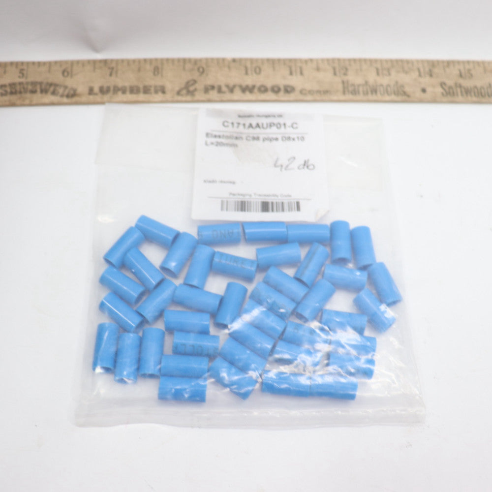 (42-Pcs) PU Multi Tube Elastollan D8X10 Blue 20mm Long C171AAUP01-C