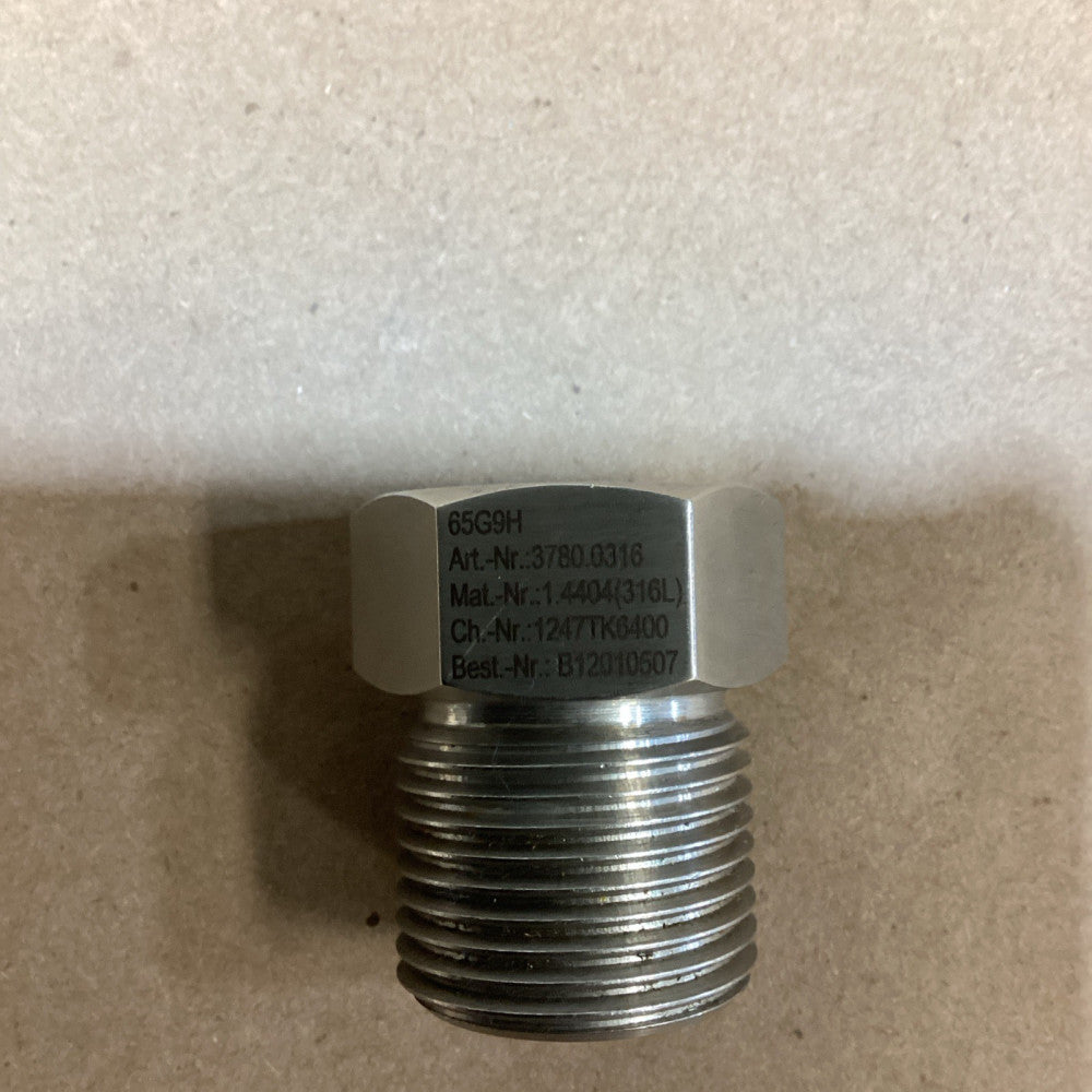 NEW PARKER AUTOCLAVE 65G6H GLAND 5/8” Tubing Cap SS