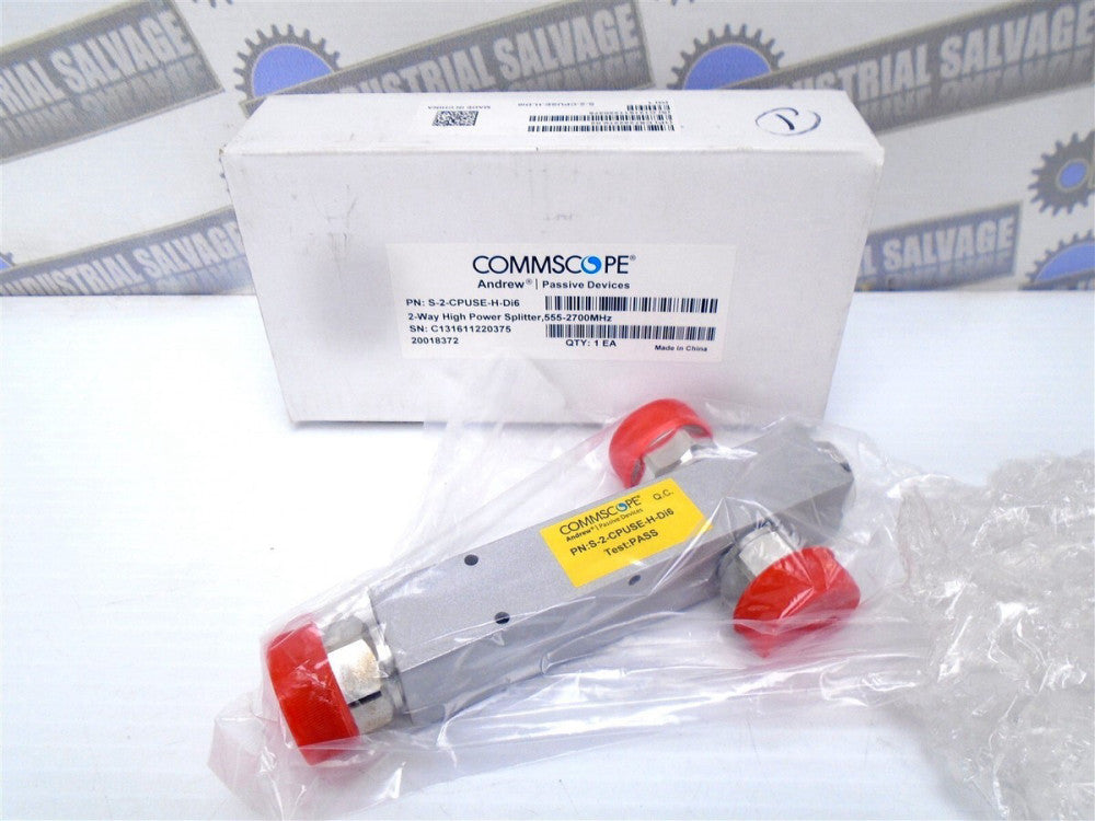 COMMSCOPE - S-2-CPUSE-H-Di6 - 2 WAY HIGH POWER SPLITTER, 555-2700 MHz NEW in BOX