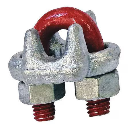 Crosby 1010051 Wire Rope Clip,U-Bolt,1/4In