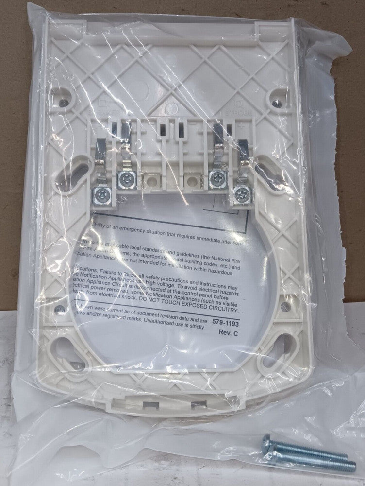 NEW SIMPLEX 49MP-SVWW SV WALL MOUNTING PLATE - WHITE 07431685