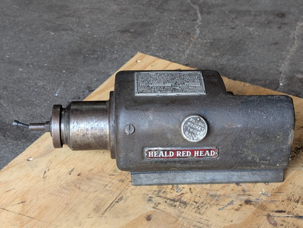 Heald Machines Co. Red Head 43-1B Spindle Head 100, 25000 Max Speed, Made in USA